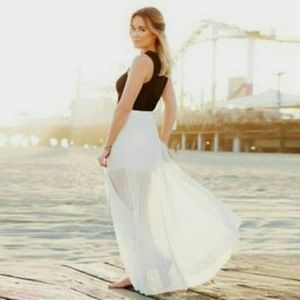 Lauren Conrad Garden Blooms Maxi Skirt XS